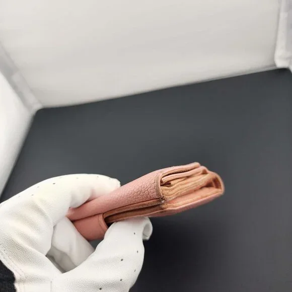 CHANEL Pink Caviar Skin CoCo Mark Bifold Wallet & Coin Purse - Picture 9 of 14